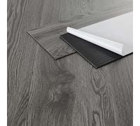 ML-Design Pavimento in PVC 91,5 x 15,3 cm Grigio Piastrelle 2 mm 6,69 m² 48 Listoni Pavimento in Vinile Aspetto Legno di Rovere Impermeabile Mattonelle Autoadesive Pavimenti Antiscivolo