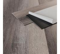 ML-Design Pavimento in PVC 91,5 x 15,3 cm x 2 mm Grigio Piastrelle 2 mm 8,92m² 64 Listoni Pavimento in Vinile Aspetto Legno di Pino Impermeabile Mattonelle Autoadesive Pavimenti Antiscivolo