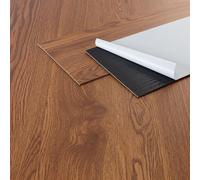 ML-Design Pavimento in PVC 91,5 x 15,3 cm x 2 mm Marrone Piastrelle Spessore 2 mm 11,15 m²/80 Listoni Pavimento in Vinile Aspetto Legno Impermeabile Rovere Rosso Mattonelle Autoadesive Antiscivolo