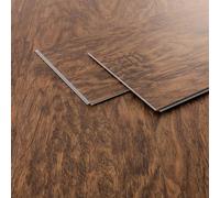 ML-Design Pavimento in PVC Parquet Vinile Deluxe Marrone Clasic Acacia a Click 7 pezzi 122x18cm 1,5m² 4,2mm Listoni Laminati a Incastro Antiscivolo Pavimentazione Impermeabile Classe Utilizzo 34