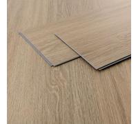 ML-Design Pavimento in PVC Parquet Vinile Deluxe Marrone Quercia Golden Hour a Click 7 pezzi 122x18cm 1,5m² 4,2mm Listoni Laminati a Incastro Antiscivolo Pavimentazione Impermeabile Classe Utilizzo 34
