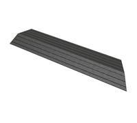 ML-Design Profilo Angolare Destro WPC 38x2x7,5 cm Antracite - Finitura per Pavimenti da Esterno Effetto Legno Antiscivolo con Drenaggio Resistente UV Facile da Montare per Terrazze e Giardini