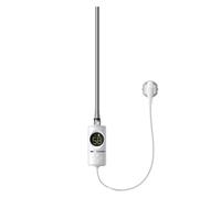 ML-Design Resistenza Elettrica LED 1200W a Immersione Asta di Riscaldamento per Calorifero Radiatore Termosifone con Termostato Controllo della Temperatura Bagno Design Moderno Bianco