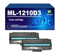 ML1210D3 Cartuccia Di Inchiostro Compatibile Per Samsung ML-1010 ML-1020M ML1210 ML1210D ML1210Z ML-1220M ML1220MD ML1220MR ML1250 ML1250D ML-1250Z ML1430 ML1550 ML-210 ML250,ML1210-2 PACK