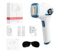 MLAY T4 Epilatore Viso Donna, IPL Epilatore Luce Pulsee, Epilatore Laser Con Raffreddamento A Ghiaccio,500.000 Illumini,5 Livelli, Epilatore Elettrico Indolore Per Tutto Il Corpo