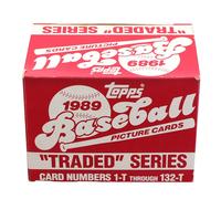 MLB 1989 Topps Baseball Traded Series - Set Di 132 Carte