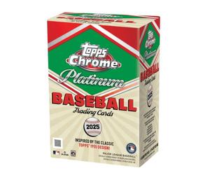 MLB 2025 TOPPS - Scatola da baseball in platino cromato '55