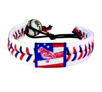MLB Baltimore Orioles - Bracciale classico da baseball con stelle e strisce