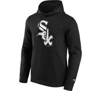 MLB Chicago Bianco Sox Felpa con Cappuccio Primary Logo Grafico Baseball Nero