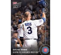 MLB Chicago Cubs David Ross #504 Topps NOW Carta Da Gioco