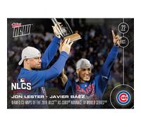 MLB Chicago Cubs Javier Baez/ Jon Lester #617 2016 Topps NOW Carta Da Gioco
