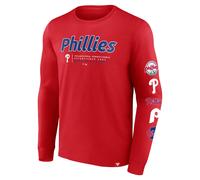 MLB Philadelphia Phillies camicia a maniche lunghe Fundamental Biblend Strike...