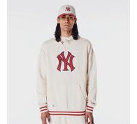 MLB RIB INFILL OS HOODIE new york yankees ltcinr beige M