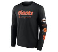 MLB San Francisco Giants camicia a maniche lunghe Fundamental Biblend Strike ...