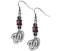 MLB Washington Nationals - Orecchini da donna, con ciondolo a forma di Siskiyoueuro