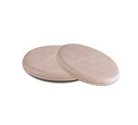 MLCYYJS Cuscini antiscivolo per sedie da cucina Windsor, confezione da 2, cuscini di ricambio impermeabili per sedie da pranzo all'aperto, in ecopelle, rotondi, 35,5 cm, antimacchia, facili da pulire