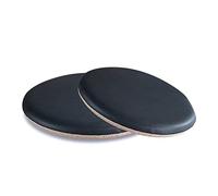 MLCYYJS Cuscini antiscivolo per sedie da cucina Windsor, confezione da 2, cuscini di ricambio impermeabili per sedie da pranzo all'aperto, in ecopelle, rotondi, 35,5 cm, antimacchia, facili da pulire