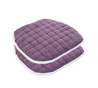 MLCYYJS Cuscini per sedie da pranzo per sedie da pranzo, confezione da 2, cuscini per sedie da pranzo con cravatte, cuscino individuale per sedie da cucina a forma di U, cuscini antiscivolo, stile