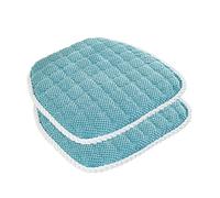 MLCYYJS Cuscini per sedie da pranzo per sedie da pranzo, confezione da 2, cuscini per sedie da pranzo con cravatte, cuscino individuale per sedie da cucina a forma di U, cuscini antiscivolo, stile