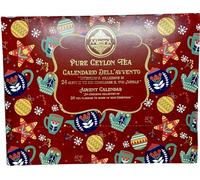 Mlesna Calendario dell'Avvento Pure Ceylon Tea: Esclusiva Collezione di 24 Tè Preziosi Direttamente dall'Isola Ceylon - Regala Ogni Giorno un Momento di Puro Relax