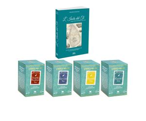 MLESNA L'isola del tè: 4 astucci di tè e libro