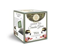 Mlesna Pure Ceylon Green Tea Sencha 1 Confezione da 12 Filtri Piramidali Salvaroma Tè Verde