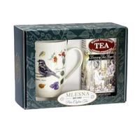 Mlesna Scatola regalo Mug Passero e Winter Collection - Confezione da 30 Filtri di Tè per l'Inverno - Idea regalo