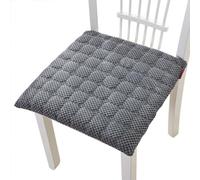 MLGFS Cuscino, Cuscino quadrato con motivo a cravatta | in velluto a coste for tutte le stagioni | Imbottitura in spugna fodera lavabile in lavatrice(Gray,45x45cm)