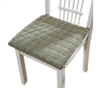 MLGFS Cuscino, Cuscino quadrato con motivo a cravatta | in velluto a coste for tutte le stagioni | Imbottitura in spugna fodera lavabile in lavatrice(Green,50x50cm)