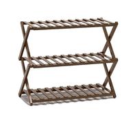 MLHDZ Scarpiera pieghevole, multifunzione, autoportante, per ingresso e armadio, salvaspazio, robusta, scarpiera (Motley-D, strati 100 cm)
