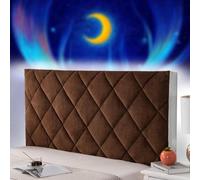 mlhk Copri Testata Imbottita Letto Singolo 90 Cm Rivestimento Testiera Letto Raccordi Addensare La Fodera Della Testiera Del Letto All-Inclusive Coperchio Testata Letto,brown-160cm