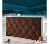 mlhk Copritesta Letto Matrimoniale Bianco Copri Testiera Letto Una Piazza E Mezza 140 Cuscini Da Lettura Copri Testata Letto Matrimoniale Soft Lavabile per Decorazione Camera,brown-180cm