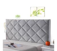 mlhk Copritesta Letto Matrimoniale Bianco Copri Testiera Letto Una Piazza E Mezza 140 Cuscini Da Lettura Copri Testata Letto Matrimoniale Soft Lavabile per Decorazione Camera,grey-120cm