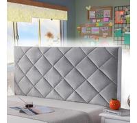 mlhk Copritesta Letto Matrimoniale Bianco Copri Testiera Letto Una Piazza E Mezza 140 Cuscini Da Lettura Copri Testata Letto Matrimoniale Soft Lavabile per Decorazione Camera,grey-180cm