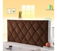 mlhk Copritestata del Letto Matrimoniale Imbottito Copri Copertura per Testiera Letto Elastica Per Letto Fodera Premium Protezione Lavabile per Decorazione Camera Letto,brown-160cm