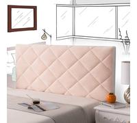 mlhk Copritestata del Letto Matrimoniale Imbottito Copri Copertura per Testiera Letto Elastica Per Letto Fodera Premium Protezione Lavabile per Decorazione Camera Letto,pink-200cm