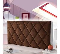 mlhk Copritestata Imbottita per Copertura per Testiera Letto Matrimoniale Bianco Cuscini Da Lettura Copri Testata Letto Matrimoniale Cover Addensare Antigraffio Cuscino,brown-200cm