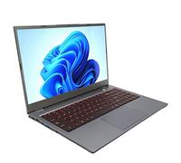 mlida Laptop Ultra Sottile 8000 mAh 16 GB RAM 256 GB SSD Protezione per Gli Occhi Laptop da 15,6 Pollici Grigio Argento I7 CPU di Nona Generazione Touchpad Ampio con Lettore di