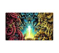 Mlikemat New Playmat Osiris The Sky Dragon Yami Yuugi Mouse Pad TCG CCG Trading Card Game Mat + Free Bag (ZD014-226)