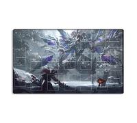 Mlikemat Playmat Mirrorjade The Iceblade Dragon TCG CCG OCG Tappetino da gioco con zone + borsa gratuita (ZD039-893-A)