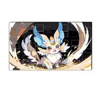 Mlikemat Playmat Purrely TCG CCG OCG Trading Card Game Mat con zone + borsa (ZD014-665-A)