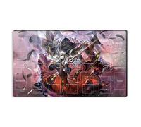 Mlikemat Playmat Red Cartesia The Virtuous TCG CCG OCG Trading Card Game Mat con zone + borsa gratuita (ZD014-346-A)