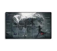 Mlikemat Playmat - Tappetino da gioco per carte collezionabili con occhi azzurri, con borsa inclusa