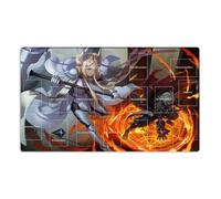 Mlikemat Playmat ZD014-773-A - Tappetino da gioco Dogmatika Ecclesia Vs Albaz TCG CCG e borsa gratuita