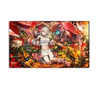 Mlikemat Tappetino da gioco con carte collezionabili Traptrix Pinguicula TCG OCG CCG con zone + borsa (Z0039-323-A)