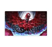 Mlikemat Tappetino da gioco con rose nere drago TCG CCG OCG Trading Card Game Mat Mpose Pad + borsa gratuita