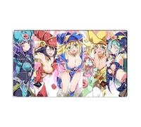 Mlikemat Tappetino da gioco ZD014-100-A Dark Magician Girl Duel Battlefield TCG CCG Matte e borsa gratuita, LX02-ZD014-A