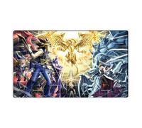 Mlikemat ZD014-406 Tappetino per mouse con drago e rosa scura, motivo: mago oscuro e drago, gioco di carte collezionabili TCG CCG e sacchetto incluso