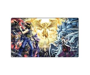 Mlikemat ZD014-406 Tappetino per mouse con drago e rosa scura, motivo: mago oscuro e drago, gioco di carte collezionabili TCG CCG e sacchetto incluso