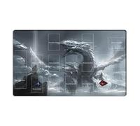 Mlikemat ZD014-702-A - Tappetino da gioco anime Blue-Eyes White Dragon TCG CCG con custodia gratuita, LX02-ZD014-A